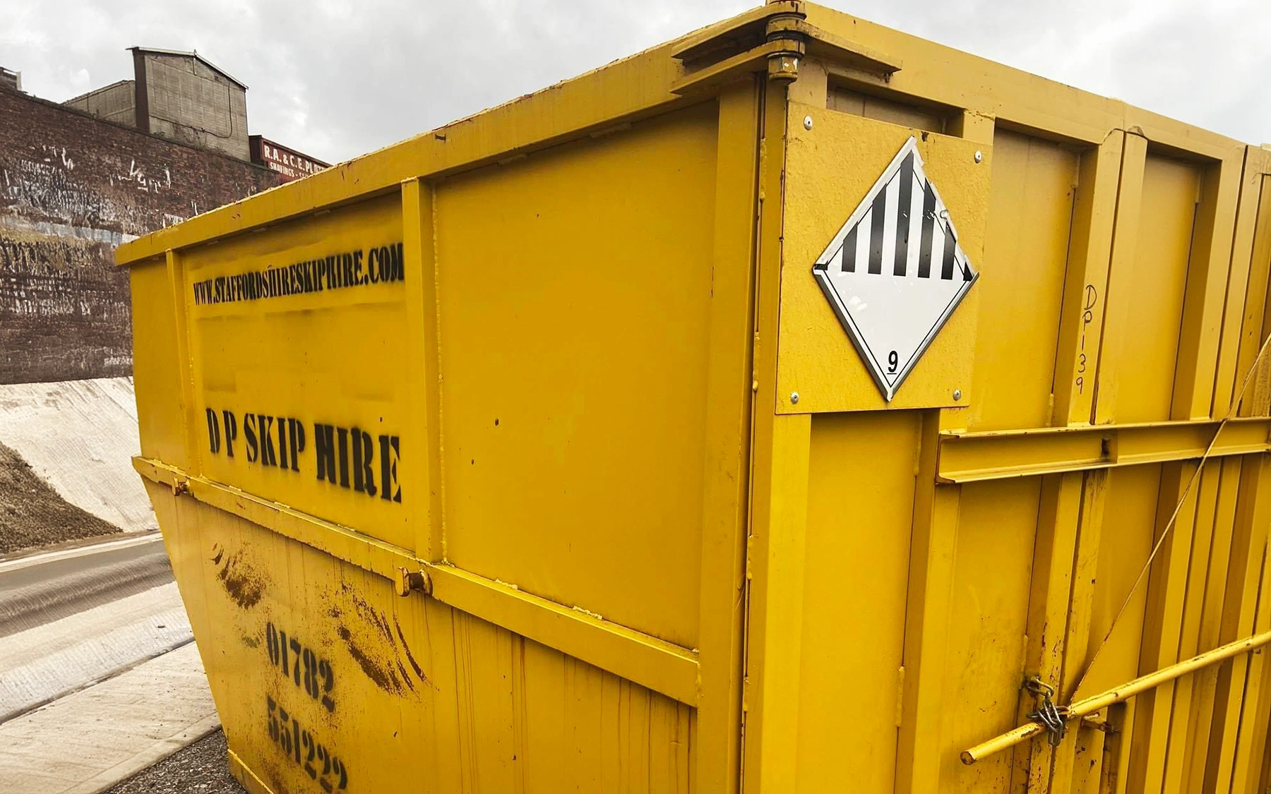 16 Yard Enclosed Skip - Skip Hire Stoke-on-Trent