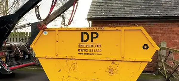 Skip Hire Werrington -under-Lyme - 16 Yard Skip Being Delivered